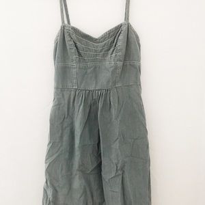 Chambray tank dress